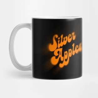 Silver Apples / Vintage Style Fan Design Mug